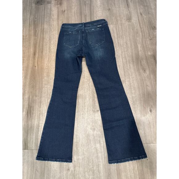 Kancan Mid Rise Flare Stretch Women's 7/27 Jeans - Picture 6 of 10